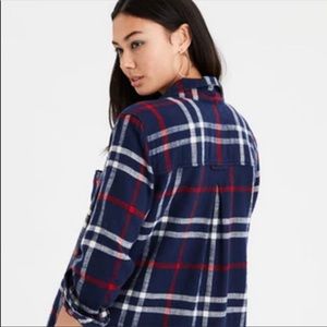 American Eagle XS Boyfriend Fit Flannel
